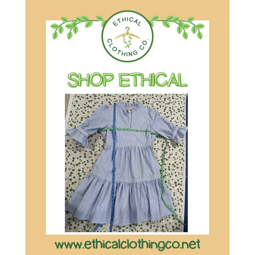 Gretchen Scott Teardrop Dress Faille Tiered Mini Dress Ruffle Size XS